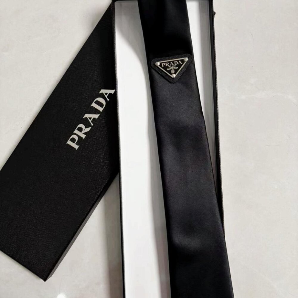 Prada Elegant Black Tie